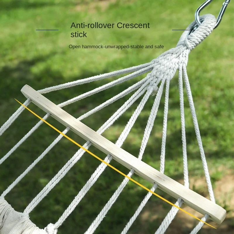 OLEVO Hammock Outdoor Swing Summer Camping Anti-tip Household Indoor Single Double Adult