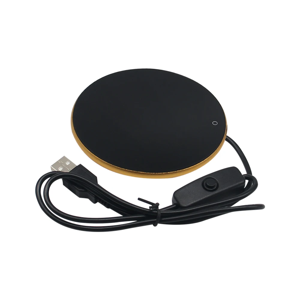 USB Coffee Mug Warmer - Desktop Cup Heater Pad for Office Home Use, Constant Temperature Electric Warming Plate for Milk, Coffee