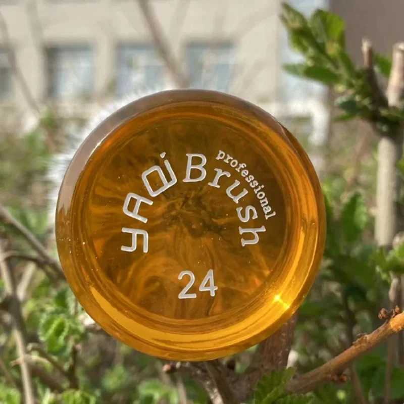 2026 야키 프로페셔널 24MM 남성용 습식 면도 브러쉬 | 사그라다 패밀리아 블랙/화이트 턱시도 합성섬유 레진 핸들