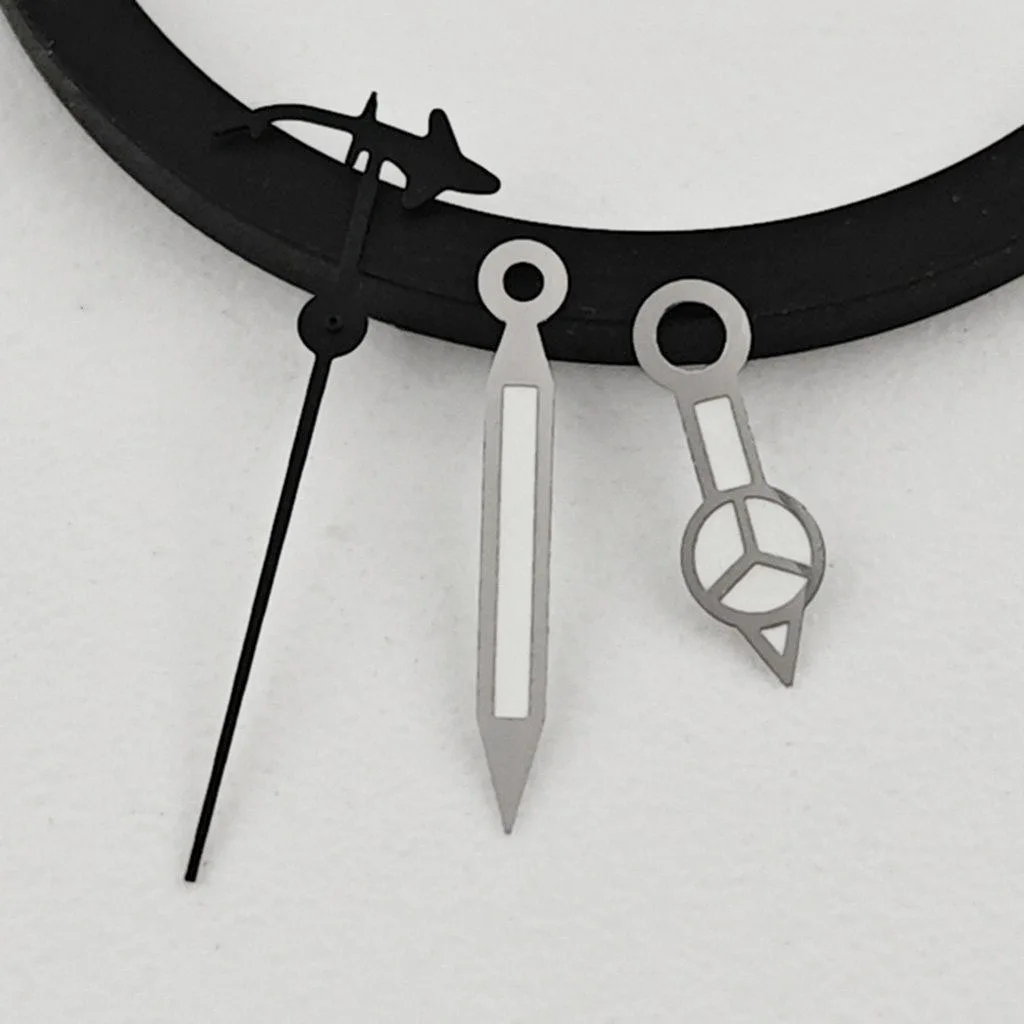 Green Luminous Shark Design Watch Hands with Second Hand Indicator