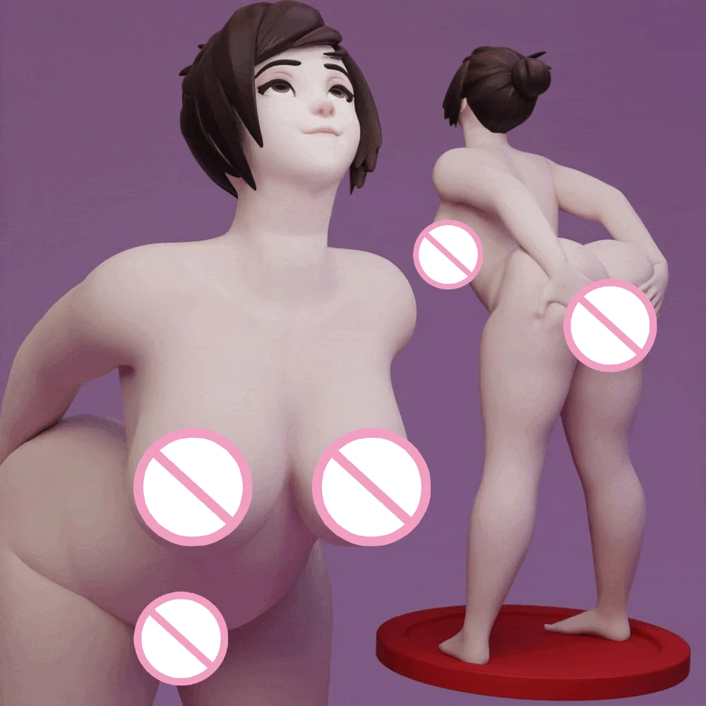 1/24 3d Printing Model Kit Mei Nsfw Beautiful Girl Resin Figure Model Kit DIY Miniature Reduction Statue Unpainted Kit Toys