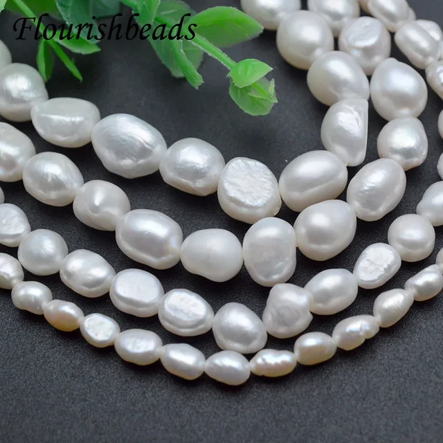 Wholesale White Faceted Shell Beads Natural Freshwater Pearl Beads for  Jewelry Making DIY Bracelet Necklace Handmade Accessories - AliExpress