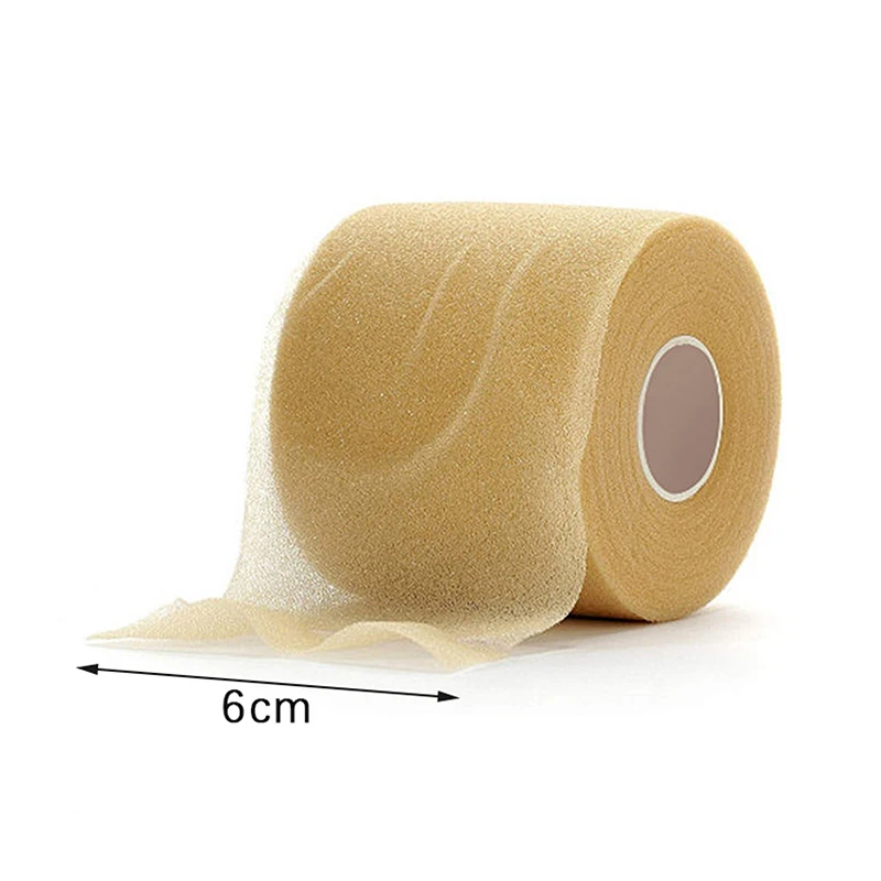 Knee Pad Elbow Pads Sports Tape 1pc Foam Cotton Skin Film Self-adhesive Elastic Bandage Elbow Knee Pads Sponge Muscle Injury Underwrap Patellar Sports Tapes