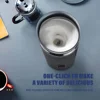Hot And Cold Foam Maker And Milk Warmer Health Coating Low Noise Magnetic Rotation Design 550w Milk Frother Steamer 6