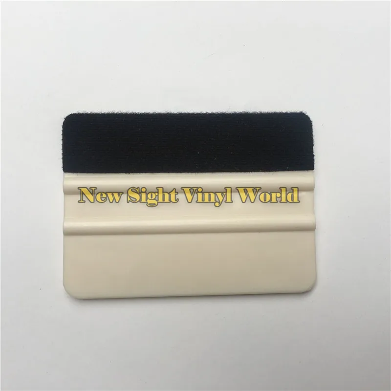 100 pcs/Lot Car Application Tools White Felt Squeegee For Car Wrapping