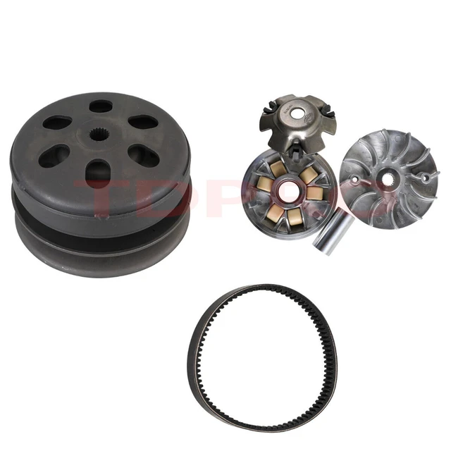 Glixal High Performance Racing Clutch Assy with Clutch Bell for GY6 125cc  150cc 157QMJ 152QMI Engine Chinese Scooter Moped ATV Go-Kart