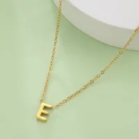 Unift Colliers avec lettres de l'alphabet pour femmes, pendentif, clavicule, chaîne, ras du cou, bijoux tendance, famille, nom Initial, accessoires, cadeau, A-Z 6