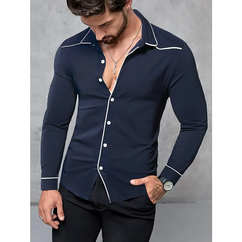 Рисунок 2 - Мужская рубашка с воротником на пуговицах