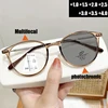 Smart Photochromic Reading Glasses Unisex Round Progressive Multifocal Presbyopia Eyeglasses Finished Near Far Bifocal Eyewear 1