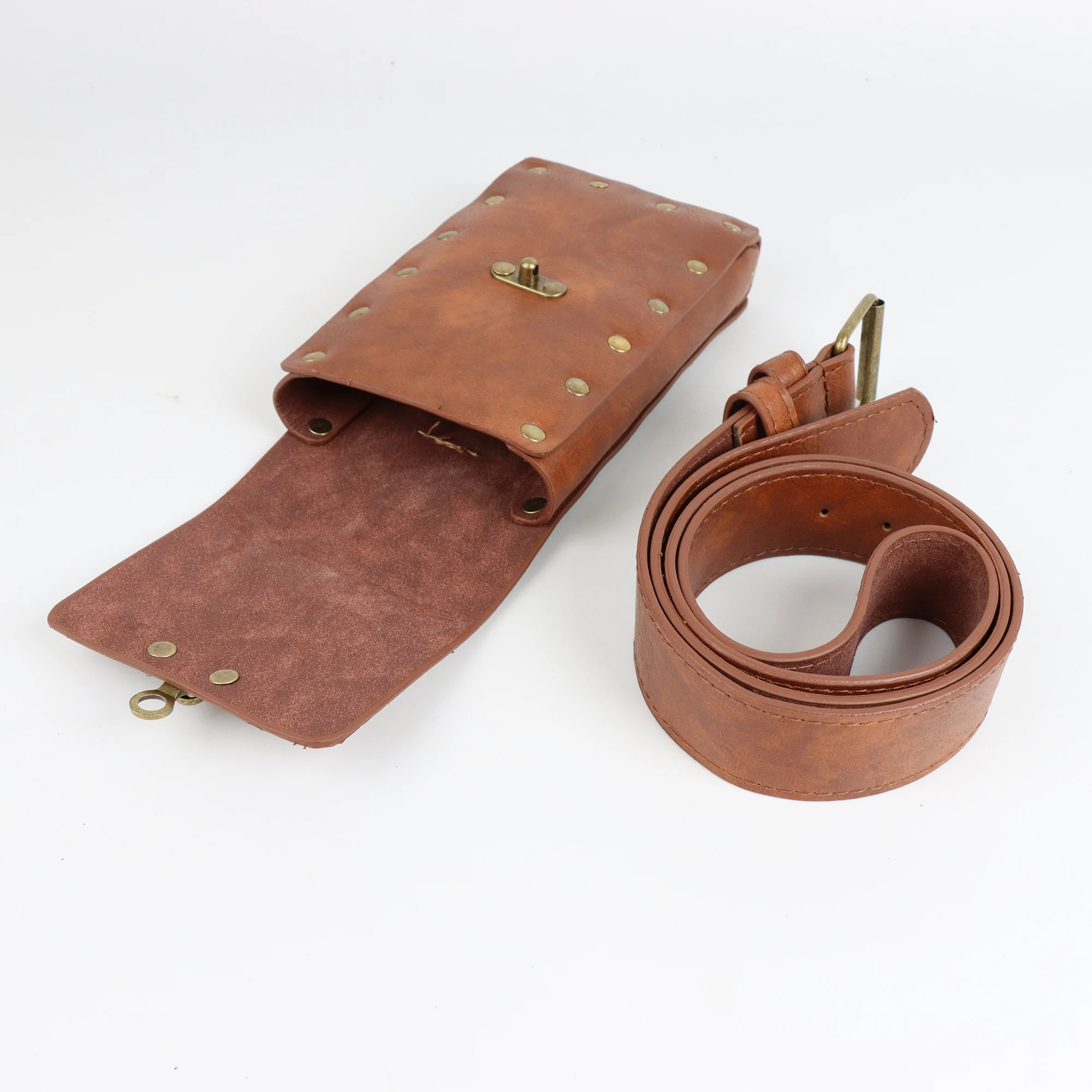 Viking Knight Role Play Fantasy Belt Waist Bag Scabbard Medieval Renaissance Disguise Costume Accessories Adult Women Prop Belt