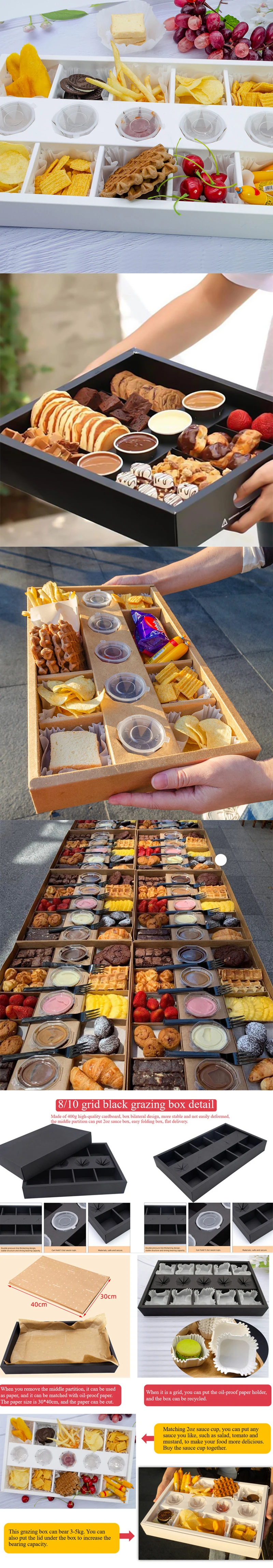 Large Capacity Disposable Packaging Boxes for Cakes, Desserts, Fruits, Picnic Treats, O... - SKU DPB01156 - UGI Packaging