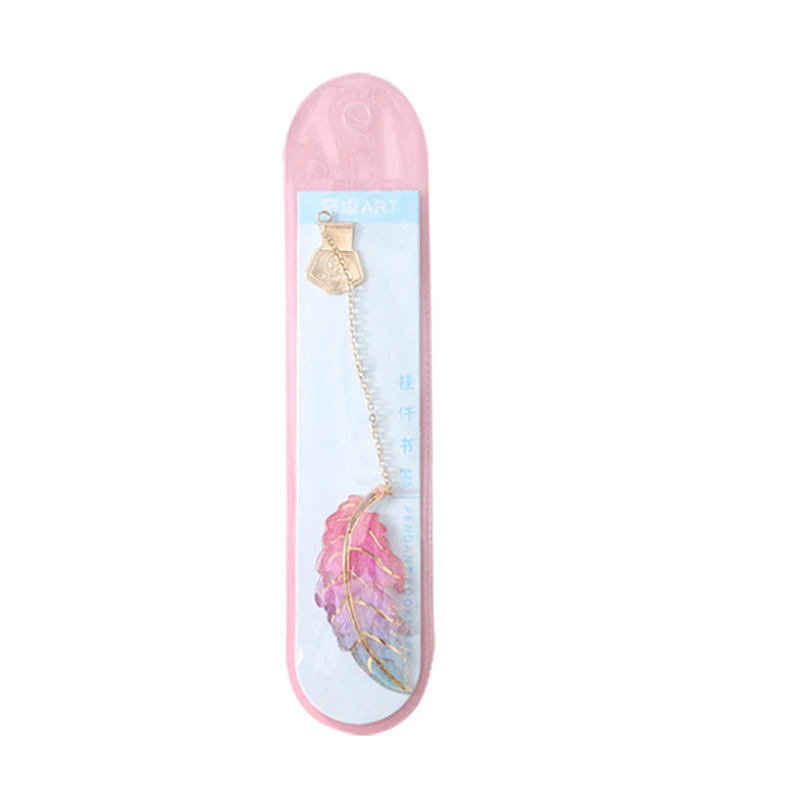 Bookmarks stationery supplies creative binder bookmark cute cherry blossoms colorful leaves snowflake design student teacher gift stationery floral painting bookmark