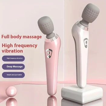 Massaggiatore Portatile USB Ricaricabile, Massaggio Multifunzionale per Tutto il Corpo, Bastone Massaggiante Rilassante per Varie Parti del Corpo