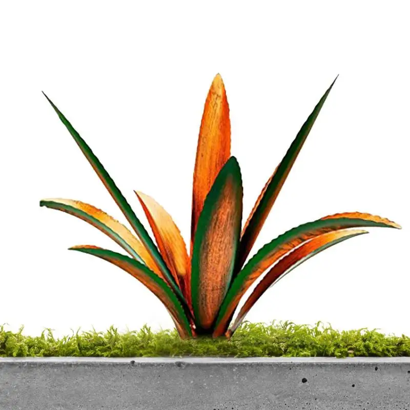 

Рельефная скульптура «сделай сам», металлическая Агава для сада, двора, искусство, отличный акцент для сада, двора, пруда, колоды и лужайки