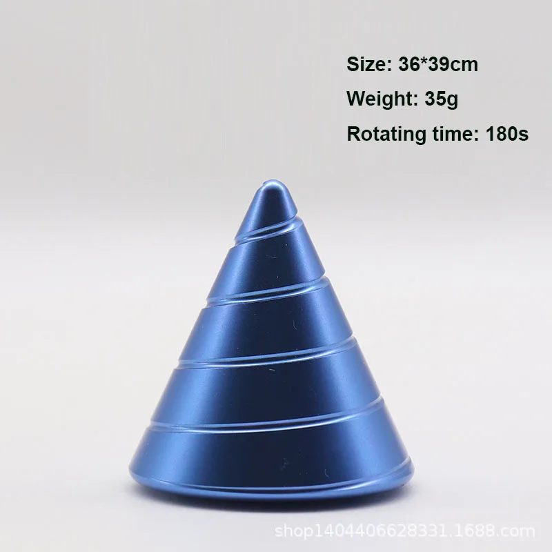 

Desktop Fidget Spinner Stress relief Fidget Rotation Toy Anti-Stress Metal Cone Gyroscope Fidget Toy