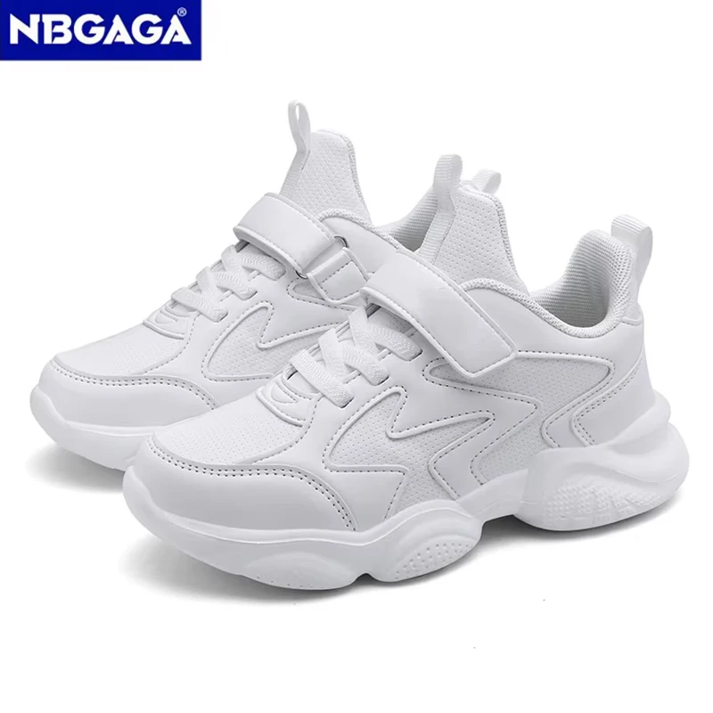 White Kids Shoes For Boys And Girls Fashion Children Comfortable