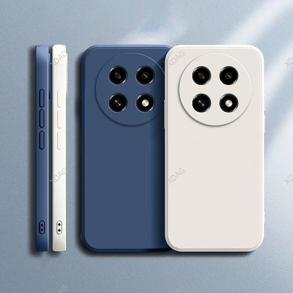 Premium Liquid Silicone Phone Case with Lens Protection - Soft Back Cover