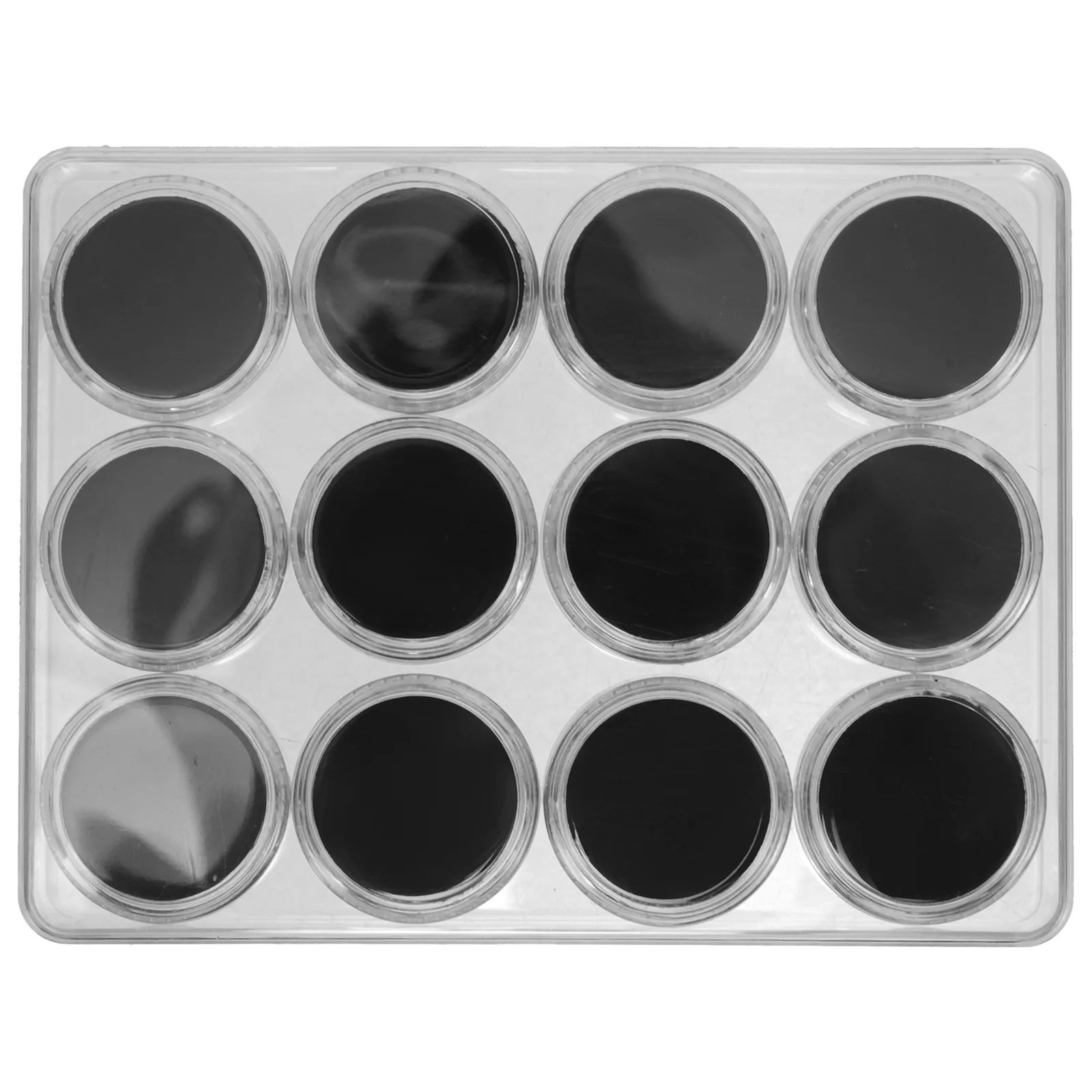 

1 Set Gemstone Display Case Loose Diamond Storage Box Clear Lid Gemstone Holder