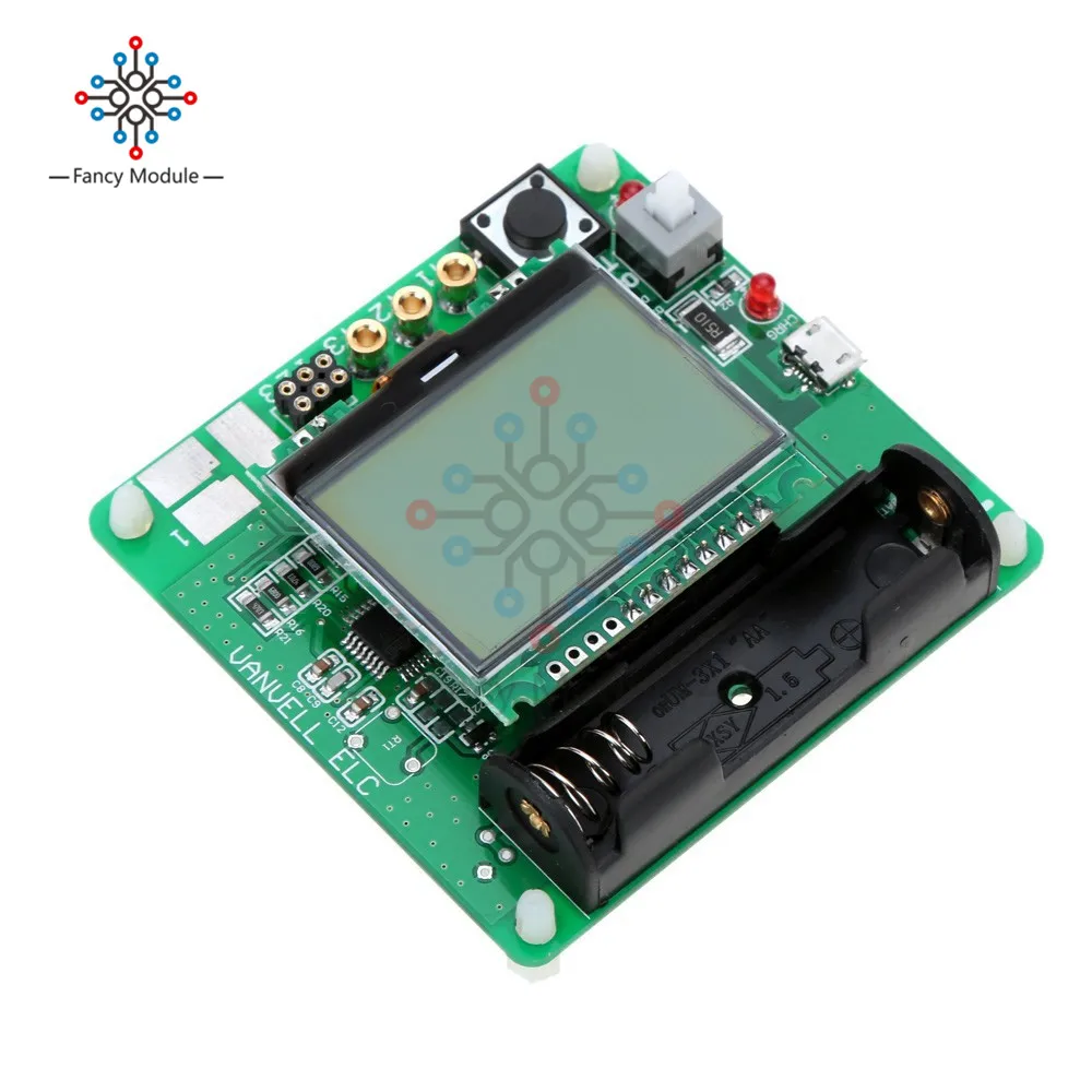 MG328 Transistor Tester ESR Meter Inductor-capacitor Meter ESR DIY MG328 Multifunction With Test Line 4