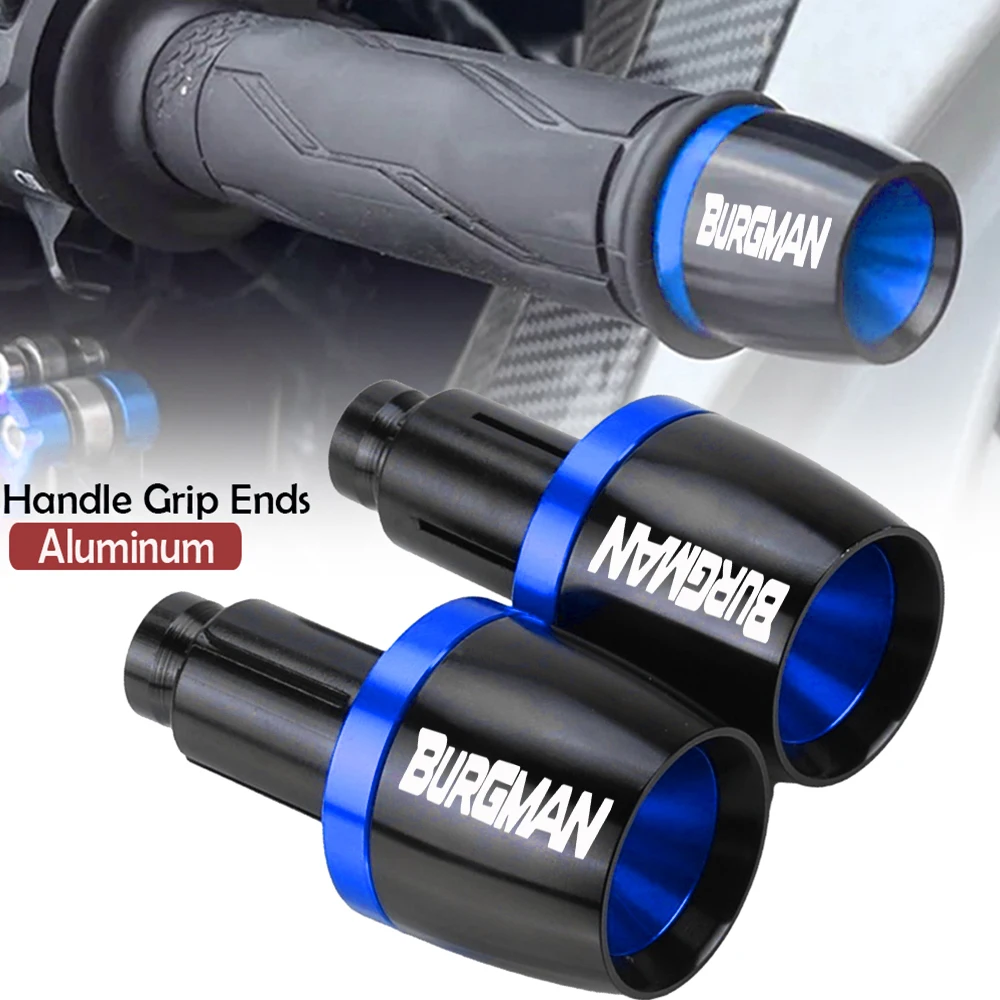 

Motorcycle Hand Grips Bar End Plug Moto Handlebar Caps For Suzuki AN200 AN250 AN400 AN650 Burgman AN 125 250 400 650 Accessories