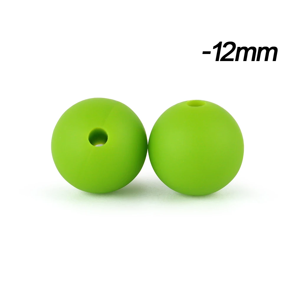 Silicone Beads for DIY Jewelry and Crafting - BPA Free, 12mm Round - Assorted Quantities