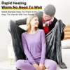 USB Electric Blanket Heater 3 Heating Levels Fleece Coral Velvet Quickly Heating Pad Cape Portable Heater 2
