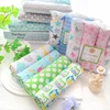 4pcs/pack 100% Cotton Receiving Baby Blanket Newborn 76x76cm Baby Bedsheet Supersoft Flannel Diapers New Born Blanket Swaddle 1