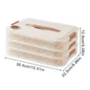 Multilayer Kitchen Food Grade Multilayer Dumpling Storage Box for Freezing and Fresh Keeping with Sealed Refrigerating Function 5