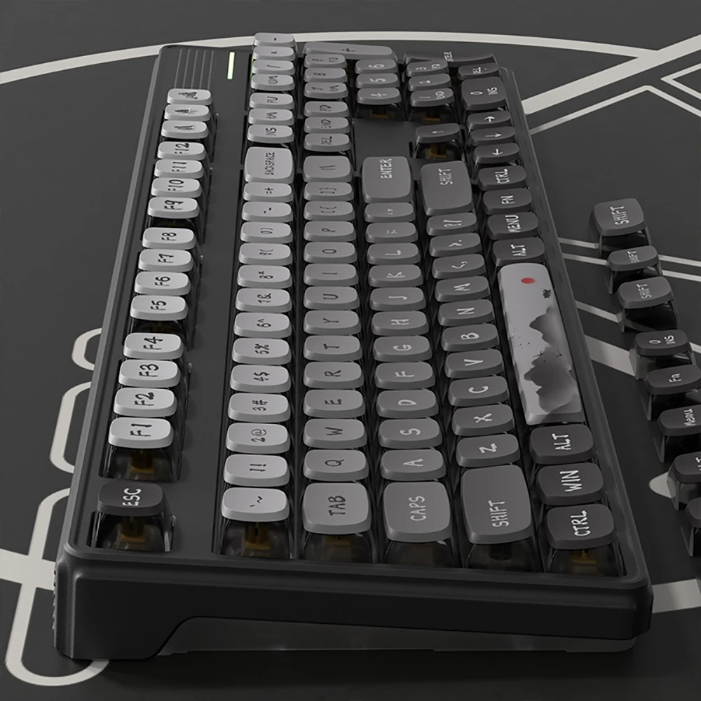 ASA XDA-Leite Keycaps Set Teclado, transparente, PBT,