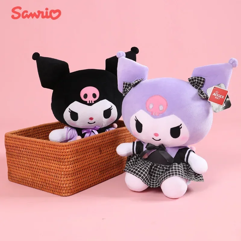 

Sanrio Melody Hello Kitty Plush Toy Anime Cartoon Doll Press Kuromi Doll Cinnamoroll Stuffed Animals Doll Cute Plush Pillow