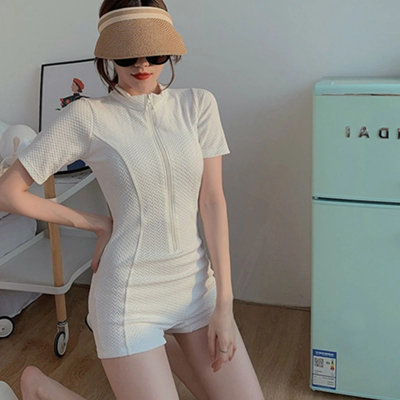 Costumi Da Bagno Conservativi Costumi Da Bagno A Maniche Corte Bikini A Gamba Alta Pantaloni Da Boxer Costumi Da Bagno Tradizione Costumi Da Bagno Mon