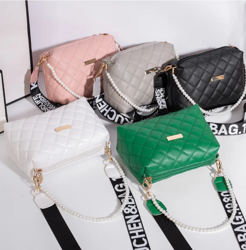 Luxury Pu Leather Quilted Lingge Lady Bag