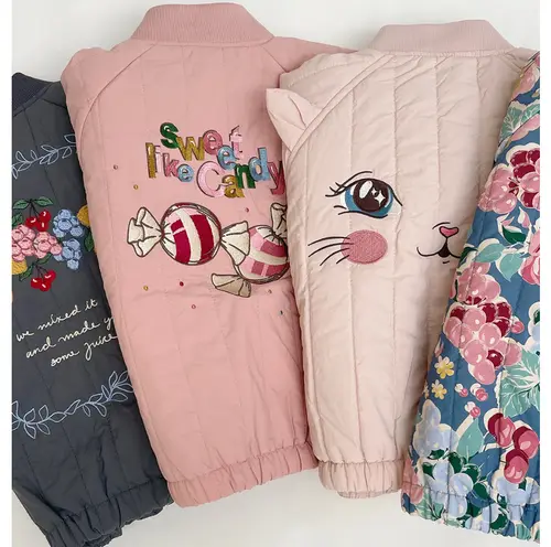 Children's Jackets 2026Fall And Winter Fashion Cartoon Lamb Wool Girls Jacket Cotton Warm Cute Boys Coat Children's Clothing - Image 2