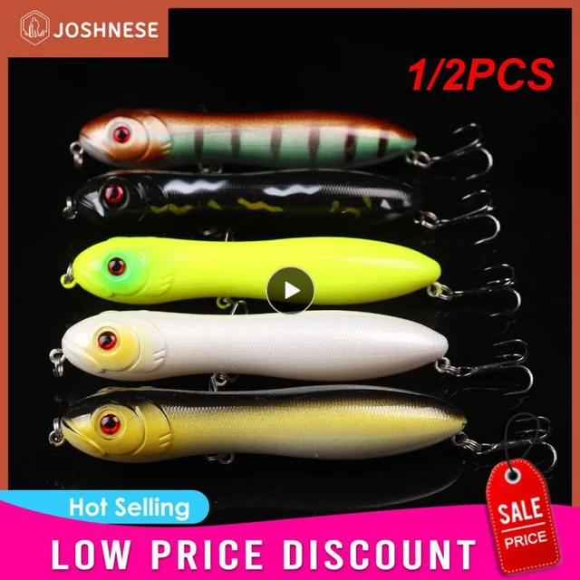 1/2PCS 10cm 16g Pencil Floating Lure Fishing Lures Wobblers