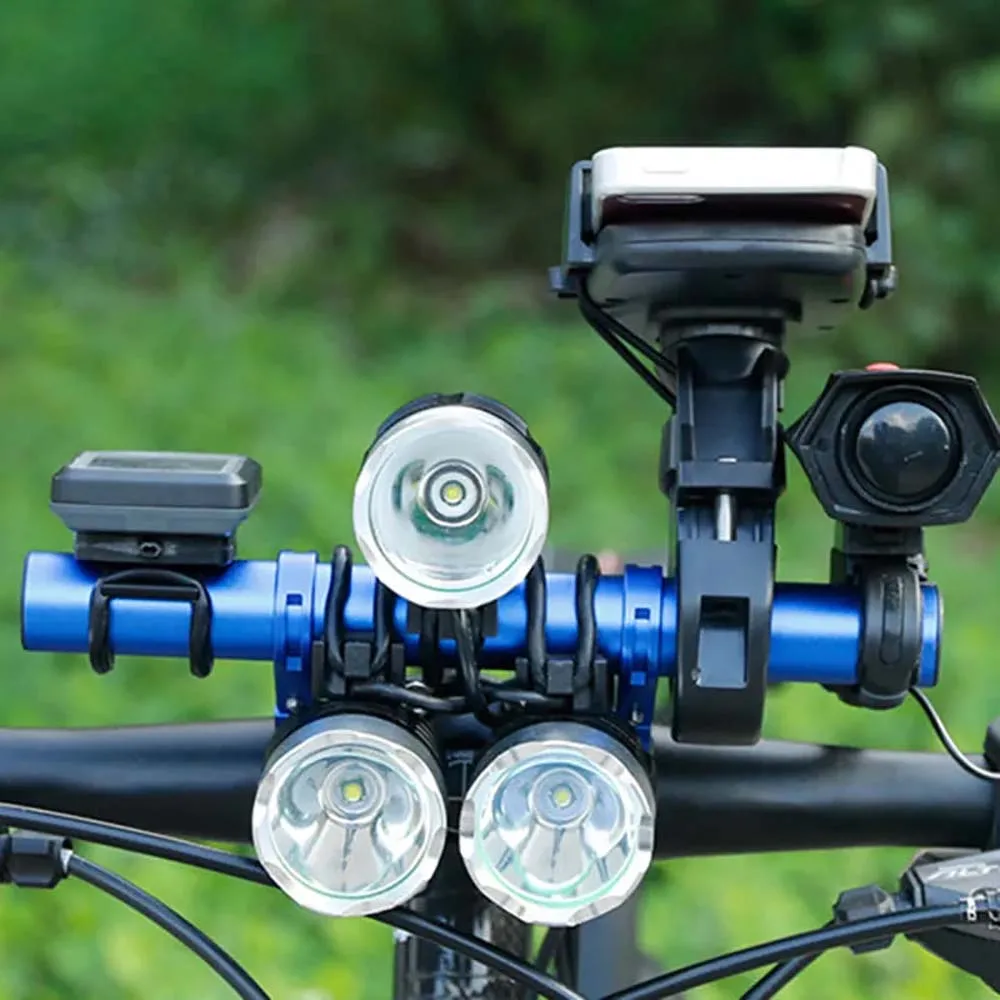 20cm Aluminum Alloy Bicycle Handlebar Extender Mountain Bike Front Light Bracket Rack Parts bicycle handlebar extender