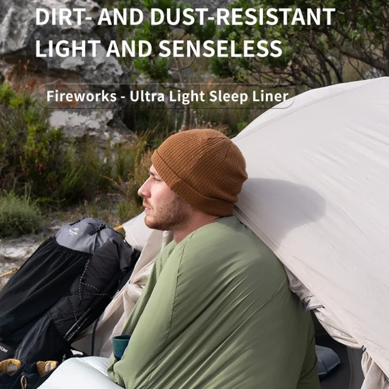 Naturehike Camping Antibacterial Mummy Sleeping Bag Outdoor 128G Ultralight Portables Sleeping Liner Travel Soft Sack