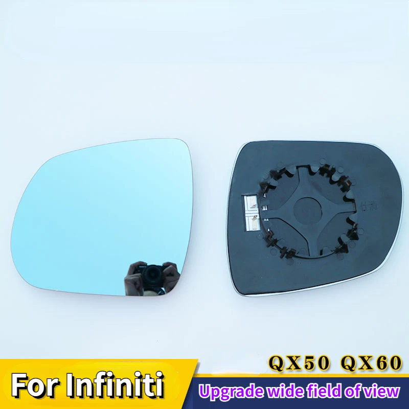 

For Infiniti QX60 QX50 2015-2022 Car Rearview Mirror Reversing Definition Lenses Glass Piece Car Accessories(Heating Function）