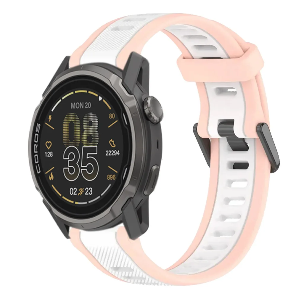 Sports Silicone Strap - Comfortable All-Day Wear Bracelet, Available in 18/20/22mm Sizes