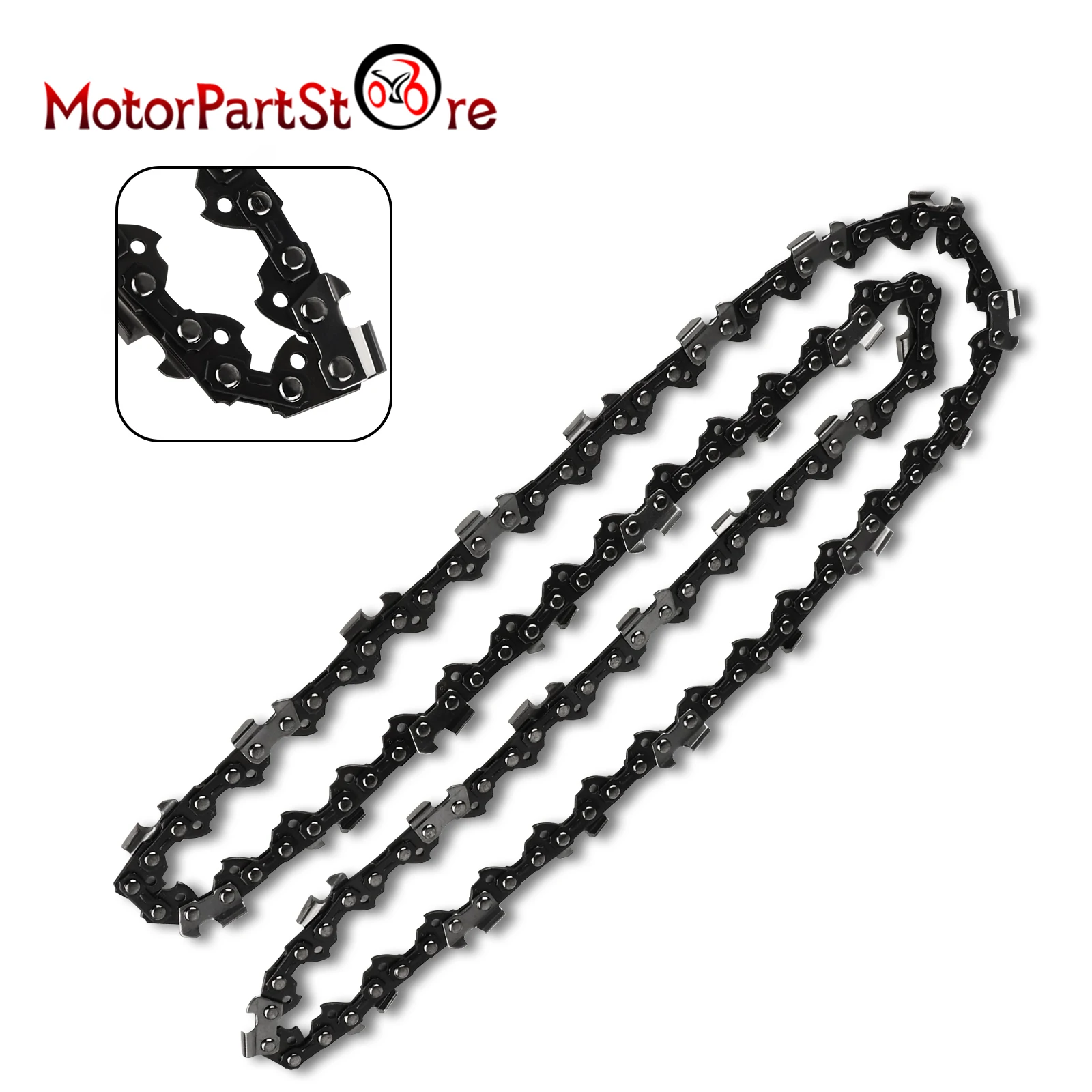 

18 inch Chainsaw Chain 18'' 3/8 Pitch 050" Gauge 62 Drive Links for Husqvarna Echo Ego Craftsman Oregon Electric Chainsaw Parts