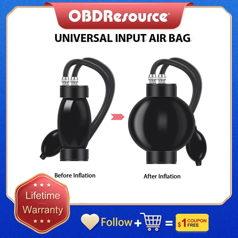 

Universal Air Intake Adapter Diagnostic Tool Quick Inhalation Car Smoke Leak Detector Adapter Air Bag Tool