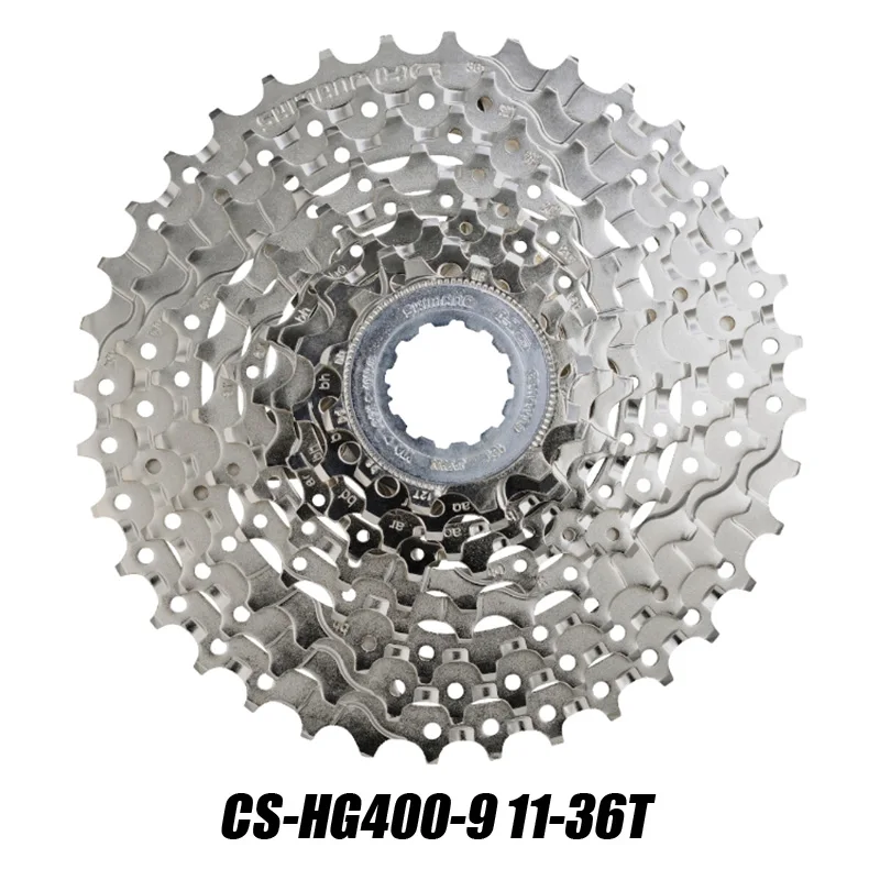 Bicycle Cassette Shimano ALIVIO CS-HG400-9 Speed MTB Cassette Sprocket 11-32T 11-34T 11-36T Mountain Bicycle Freewheel