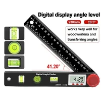 4-In-1 Digital Angle Finder Digital Protractor Multifunction Level Ruler Angle Measuring Tool With Horizontal Vertical Bubble 2