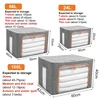 Foldable Storage Bag Large Quilt Storage Organizers Clothes Blanket Organizer Box Dust-proof Wardrobe Clothes Cabinet Organizer 6