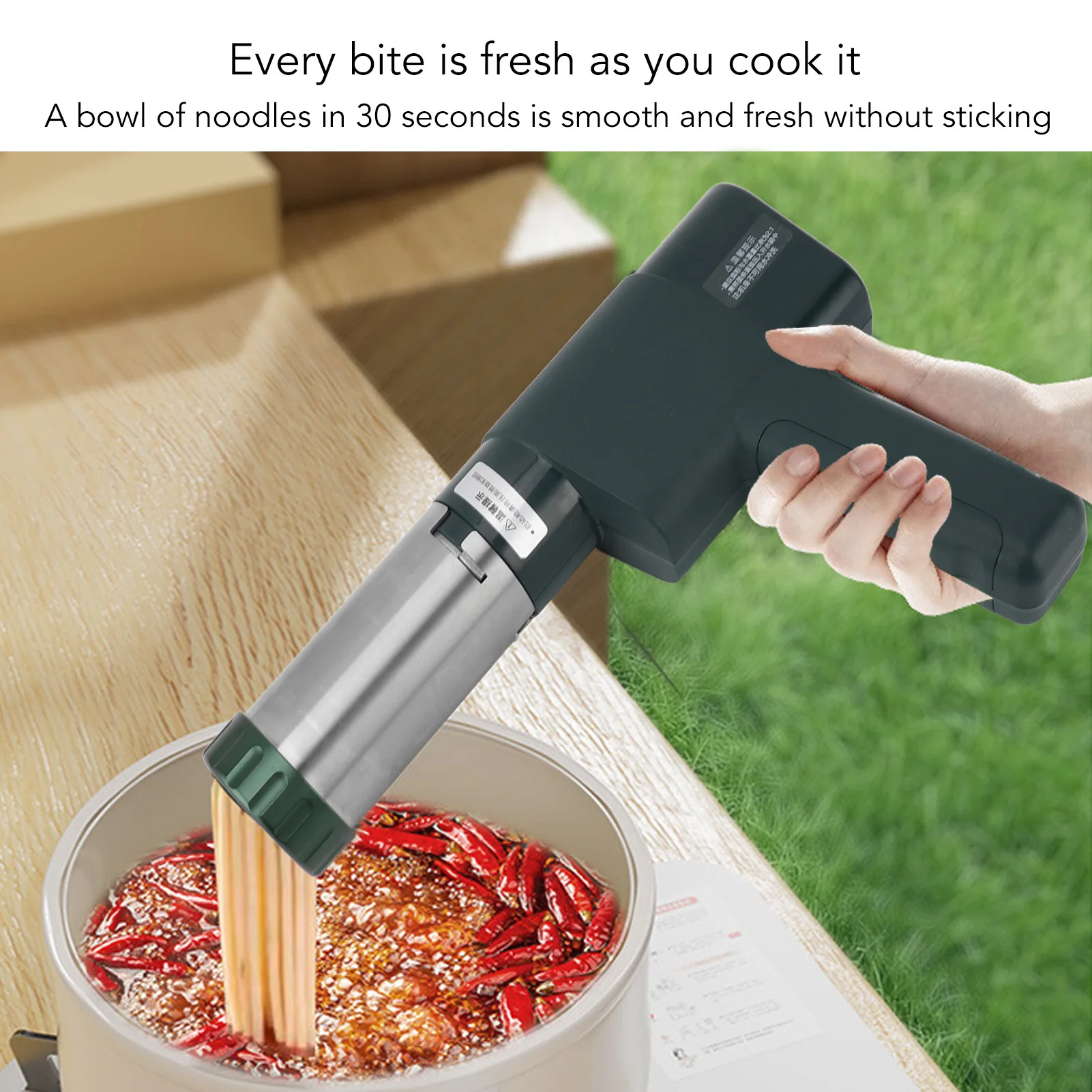 Electric Dough Press Machine Handheld Noodle Machine Portable Automatic Pasta Maker Electric Dough Press Spaghetti Maker