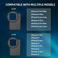 6.1/6.7 inch Camera Filter Magnetic Phone Filter Adapter Magnetic Suction Phone Filter Holder for iPhone 16 15 14 13 12 Pro Max - Image 6