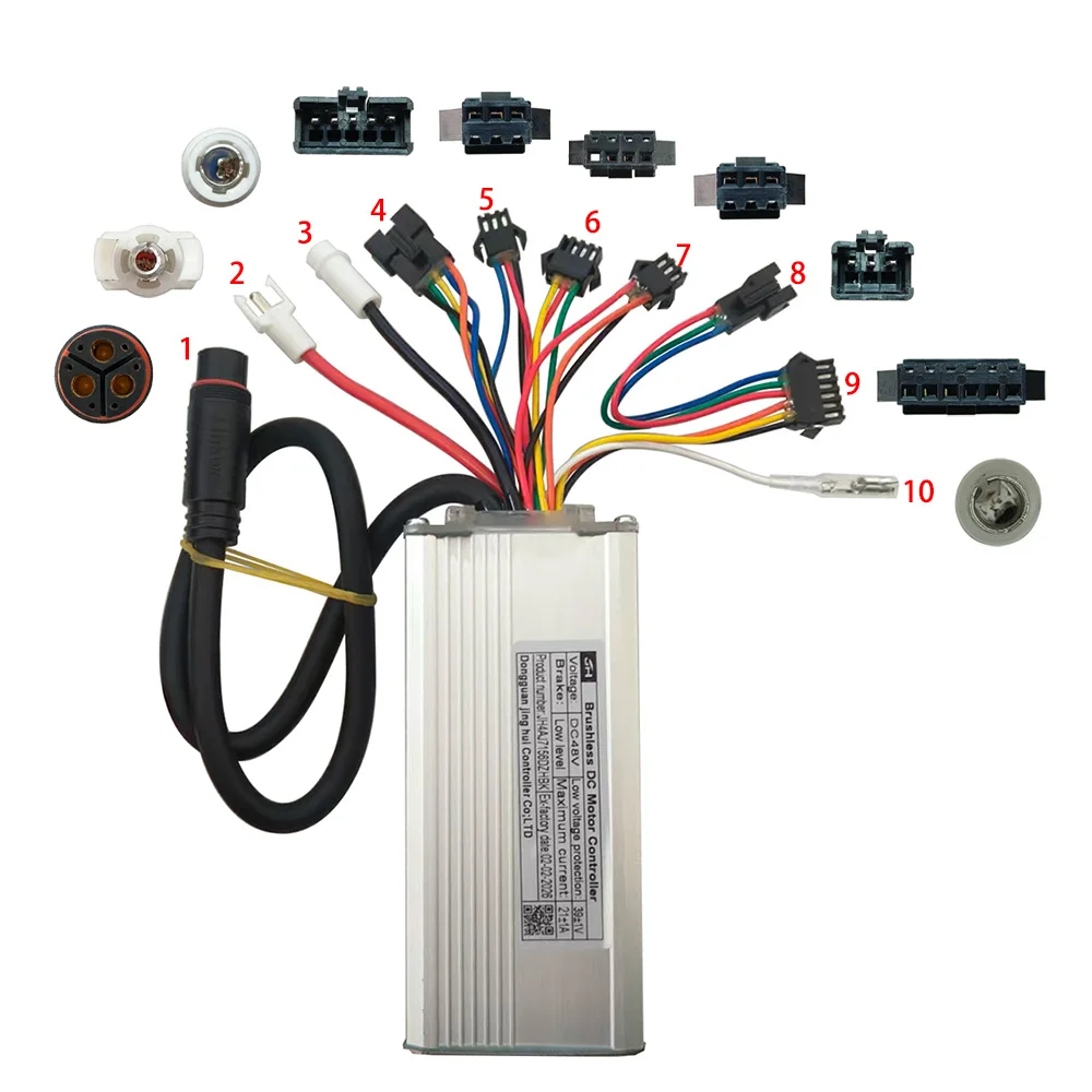 JH4AJ7156DZHBK 브러시리스 모터 컨트롤러 48V 리튬 이온 사인파 전자 자전거 속도 컨트롤러 전기 자전거에 적합