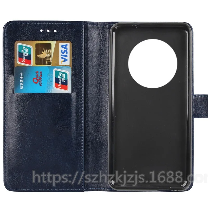 Premium Flip Leather Case with Magnetic Stand and Card Slots, Phone Accessories
