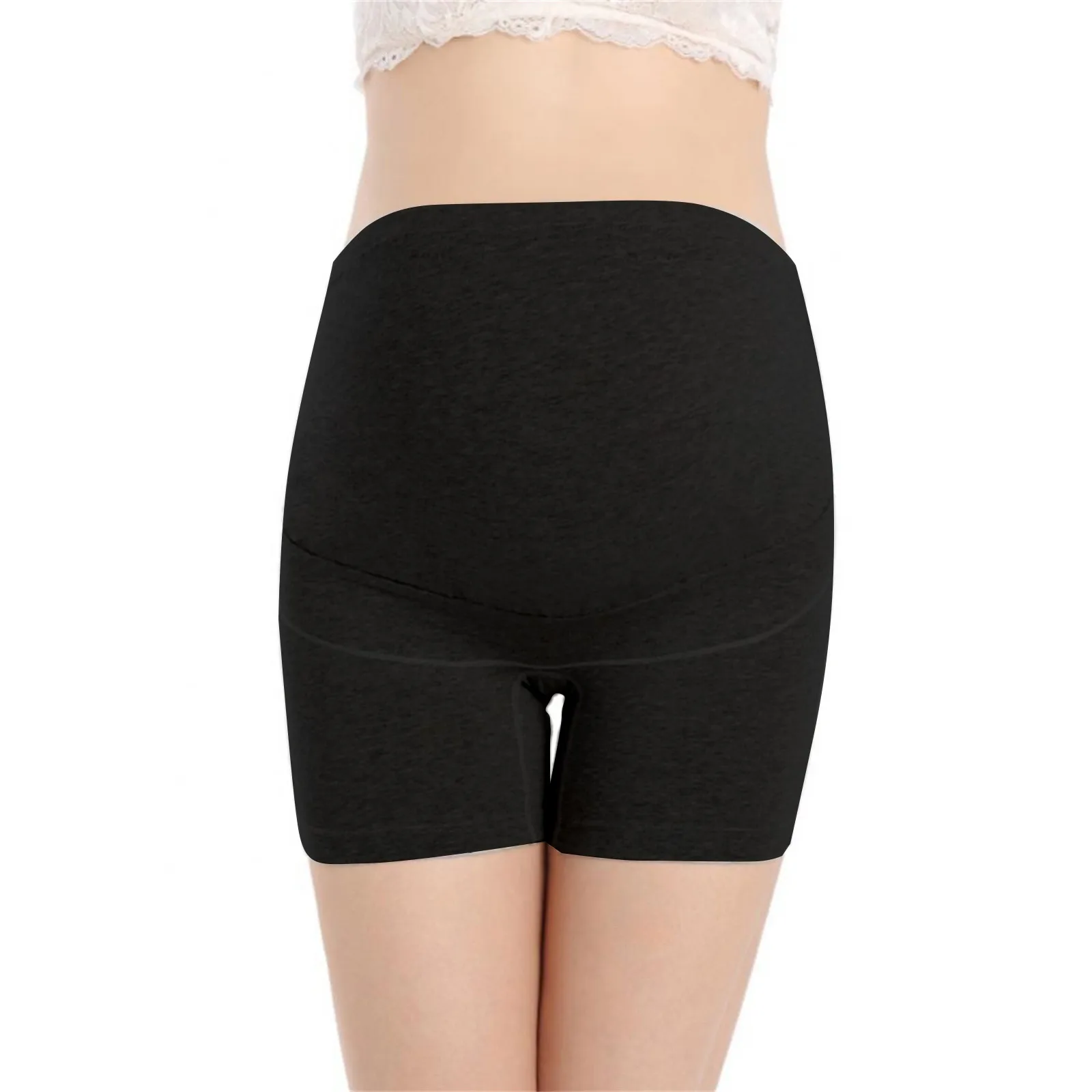 Pregnant Women Safety Pants Boxer Briefs High Waist Adjustment Stomach Lift Belly Women's plus size soft Boxer Pants pantalones