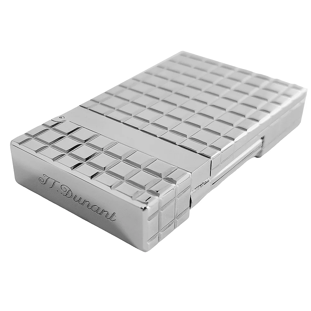 JTD Dunant Lighters Original Lattice Engraved Bright Sound Gas Butane Fashionable Cigar Gadgets Birthday Gift for Father