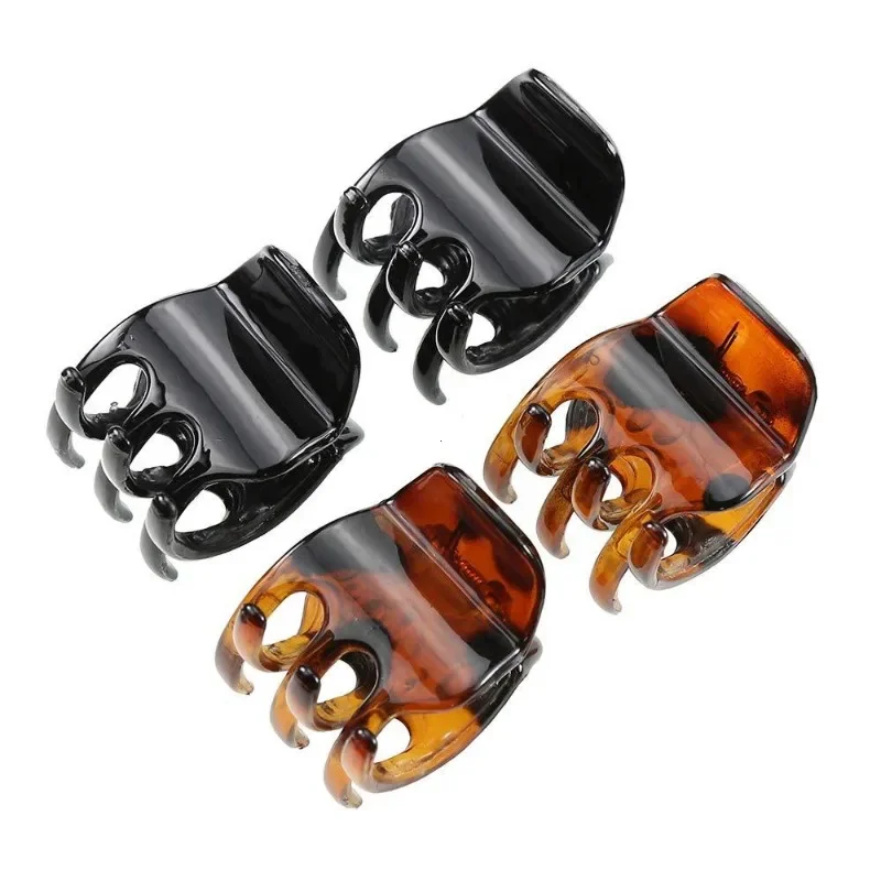 hair claw 5 Pack Hair Claw Clips 1.3 Inch Multicolor Medium Size Claws for Women Classic Style for Girls Thick